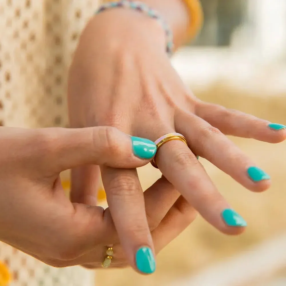 Pura Vida Tie Dye Fidget Ring