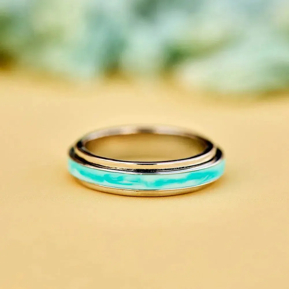 Pura Vida Tie Dye Fidget Ring