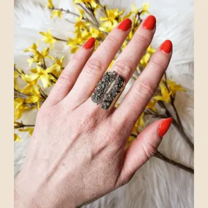 Pyrite Mineral Ring