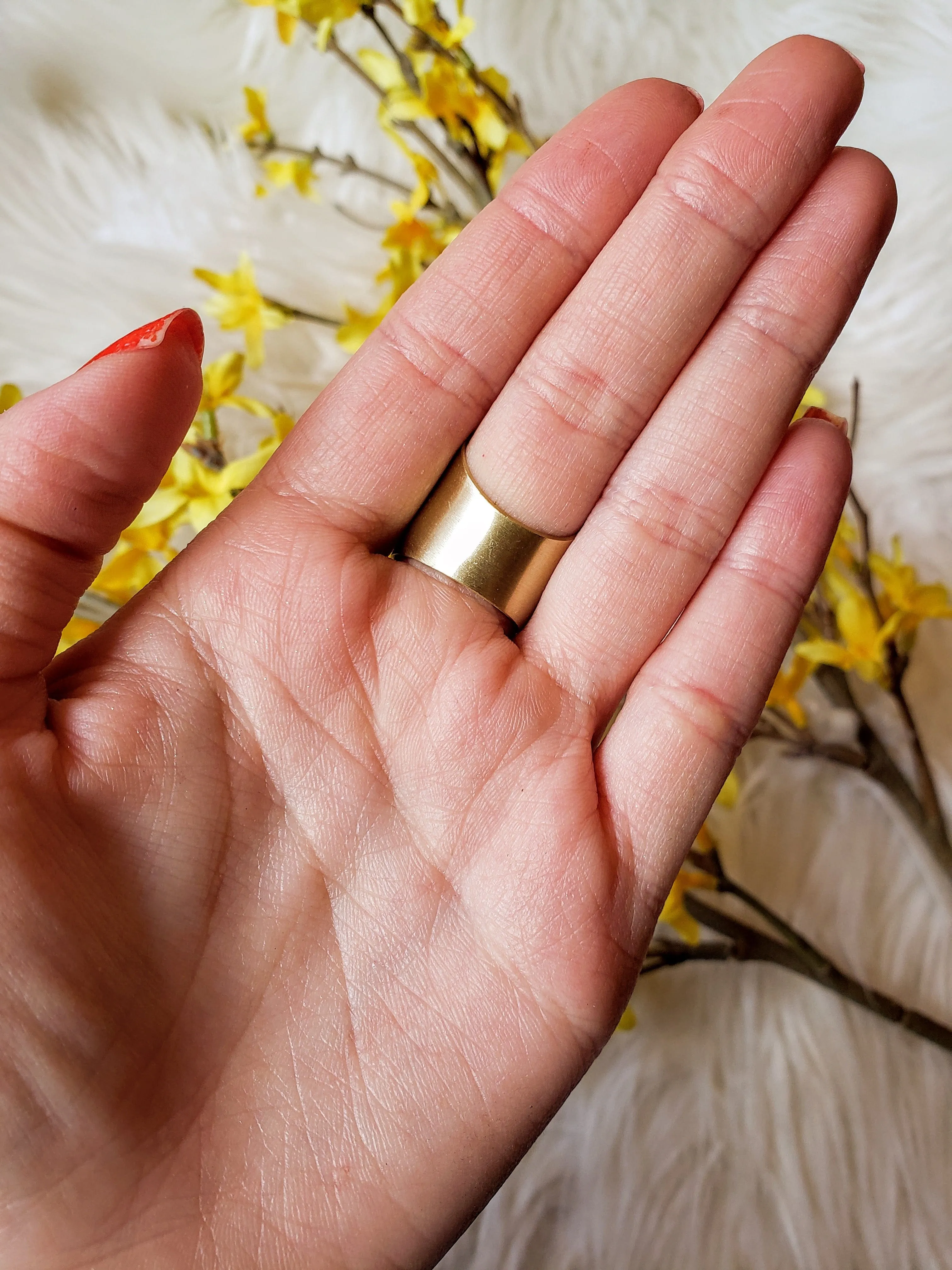 Pyrite Mineral Ring