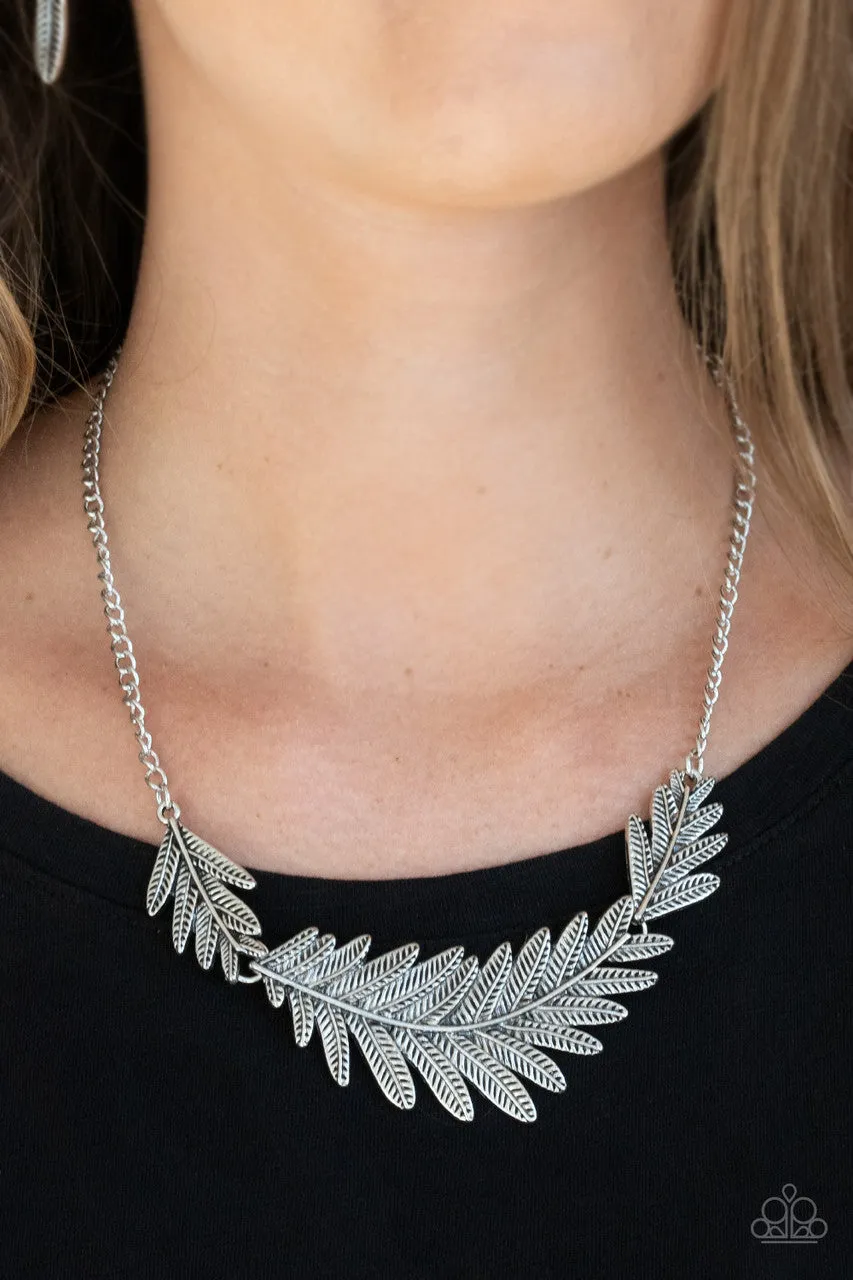 Queen of the QUILL Silver Paparazzi Necklace