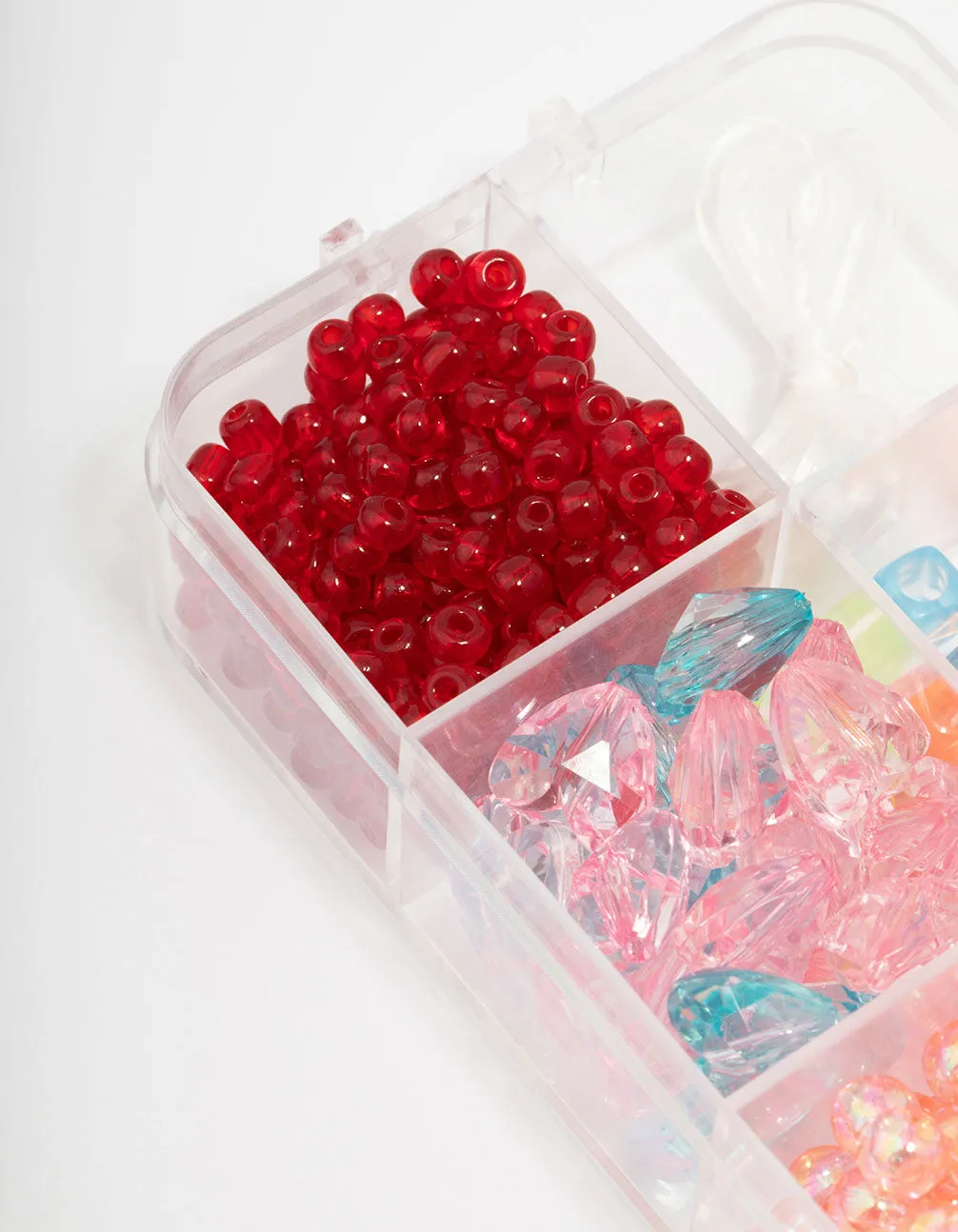 Red Make Your Own Beaded Friendship Bracelet Kit