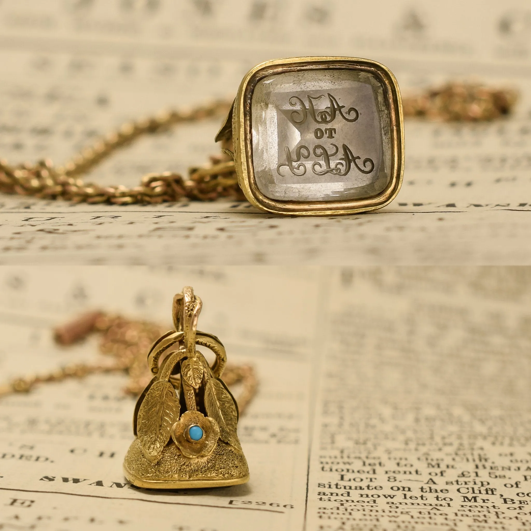 Regency Period Turquoise Seal Fob