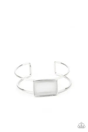 Rehearsal Refinement White Paparazzi Bracelet