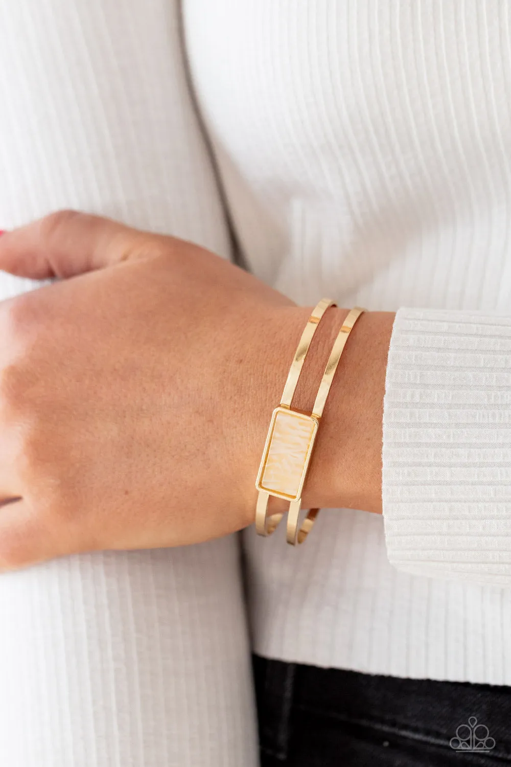 Remarkably Cute and Resolute - Gold Blacelet