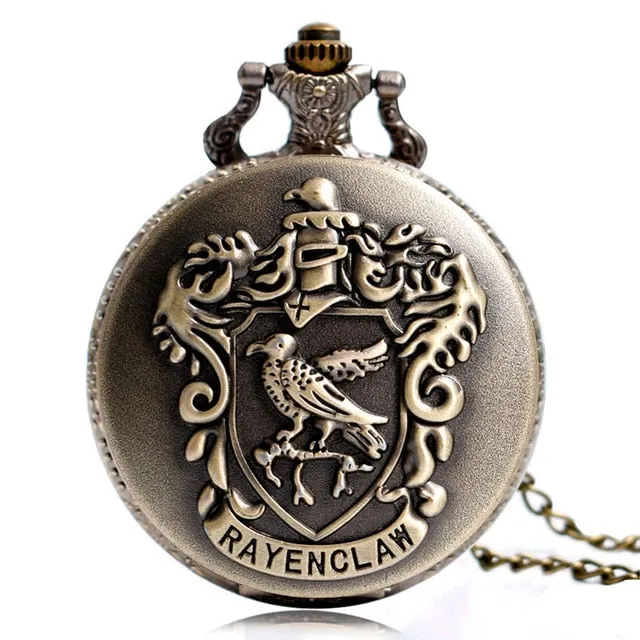 Retro Clock Necklace Pocket Watch Vintage Snitch Gold Ball Silver Bronze Fob Chain Watch Men Women relogio de bolso