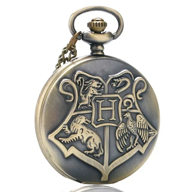 Retro Clock Necklace Pocket Watch Vintage Snitch Gold Ball Silver Bronze Fob Chain Watch Men Women relogio de bolso