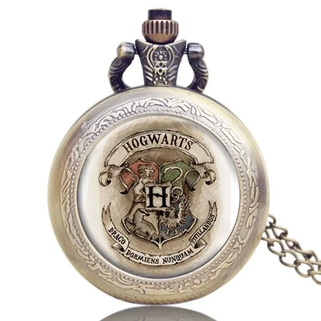 Retro Clock Necklace Pocket Watch Vintage Snitch Gold Ball Silver Bronze Fob Chain Watch Men Women relogio de bolso
