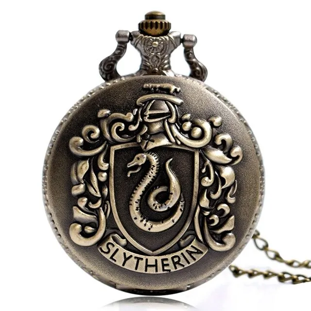 Retro Clock Necklace Pocket Watch Vintage Snitch Gold Ball Silver Bronze Fob Chain Watch Men Women relogio de bolso