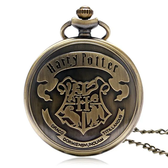 Retro Clock Necklace Pocket Watch Vintage Snitch Gold Ball Silver Bronze Fob Chain Watch Men Women relogio de bolso