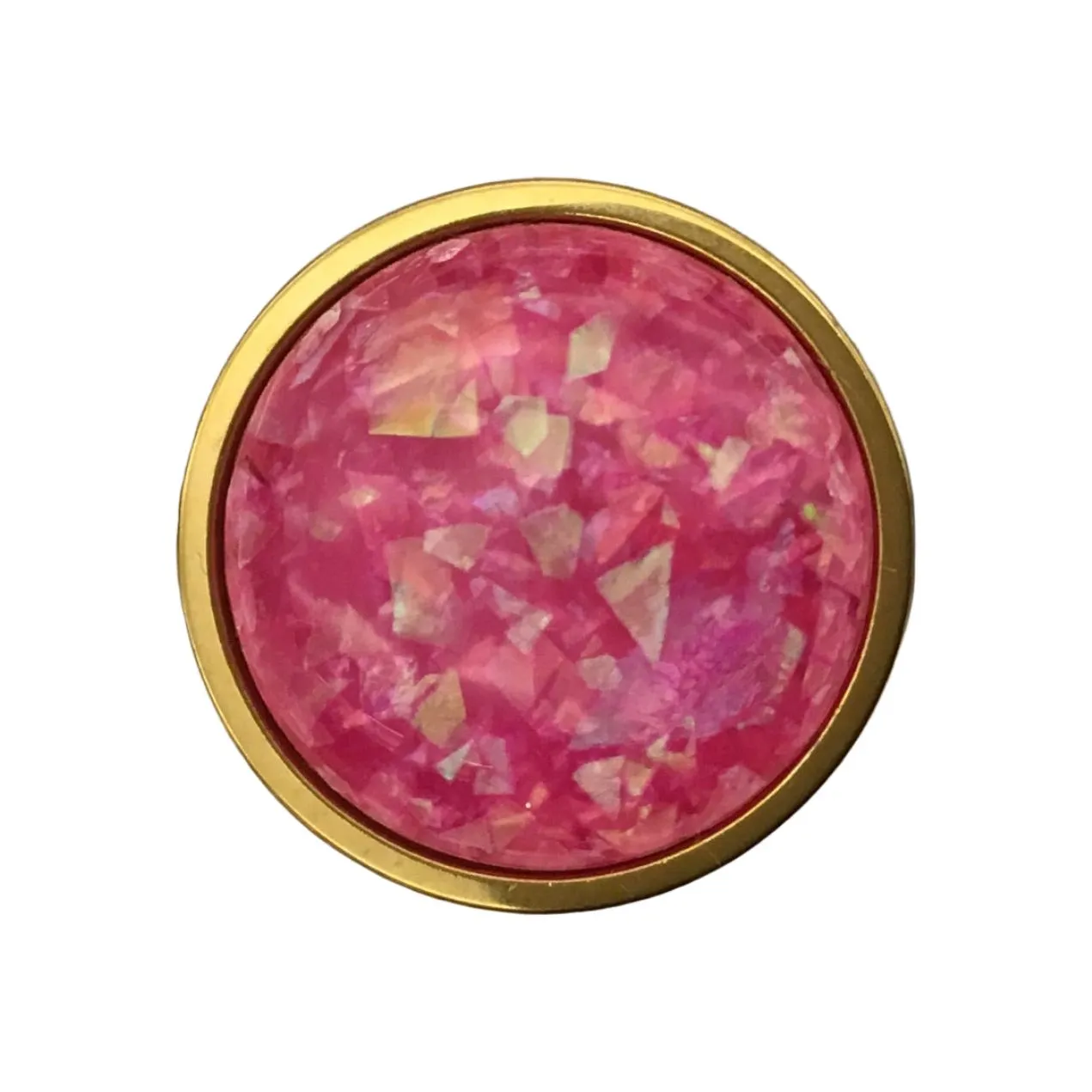 Rings adjustable round sparkle