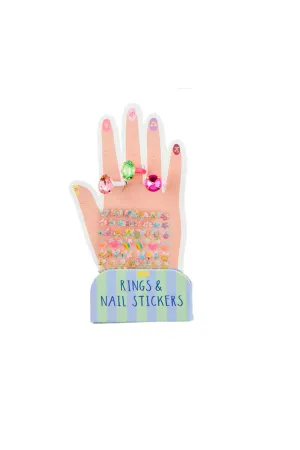 Rings/Nail Stickers Set
