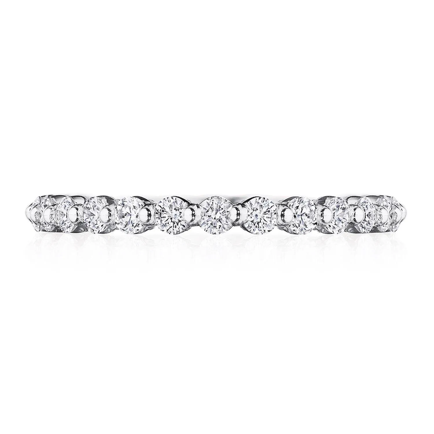 Round Diamond Wedding Band, 2mm