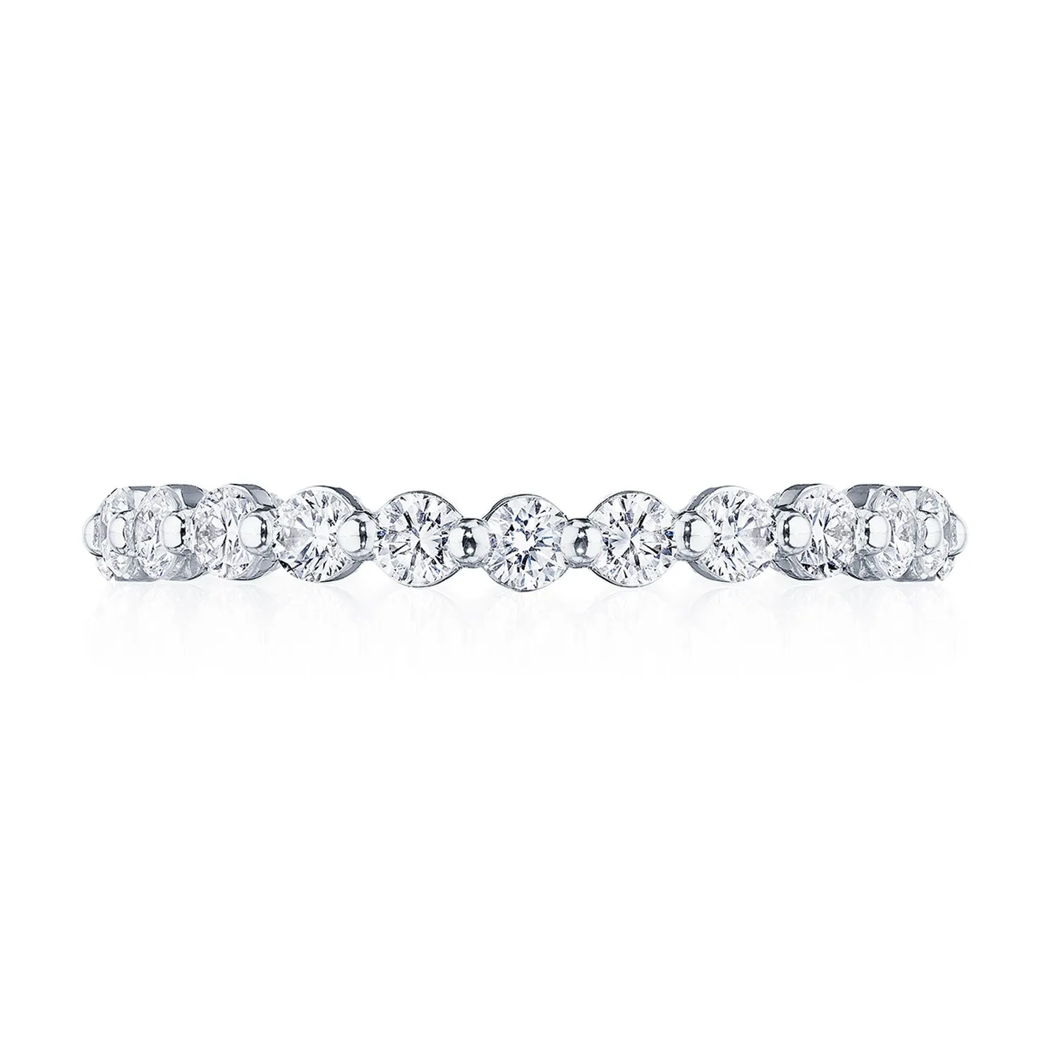 Round Diamond Wedding Band, 2mm