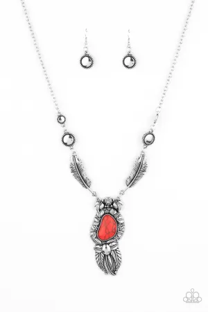 Ruler of the Roost Red Paparazzi Necklace