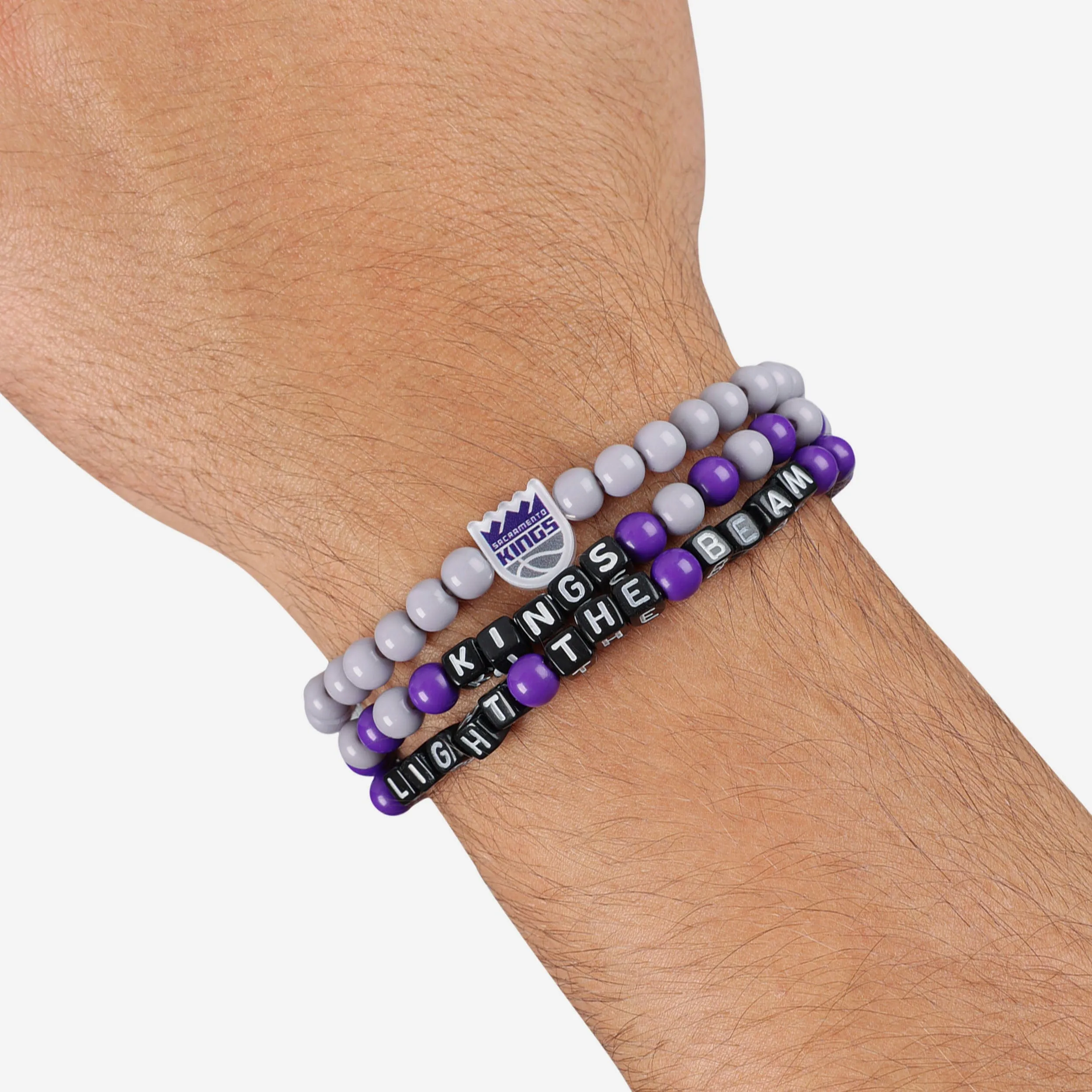Sacramento Kings 3 Pack Beaded Friendship Bracelet
