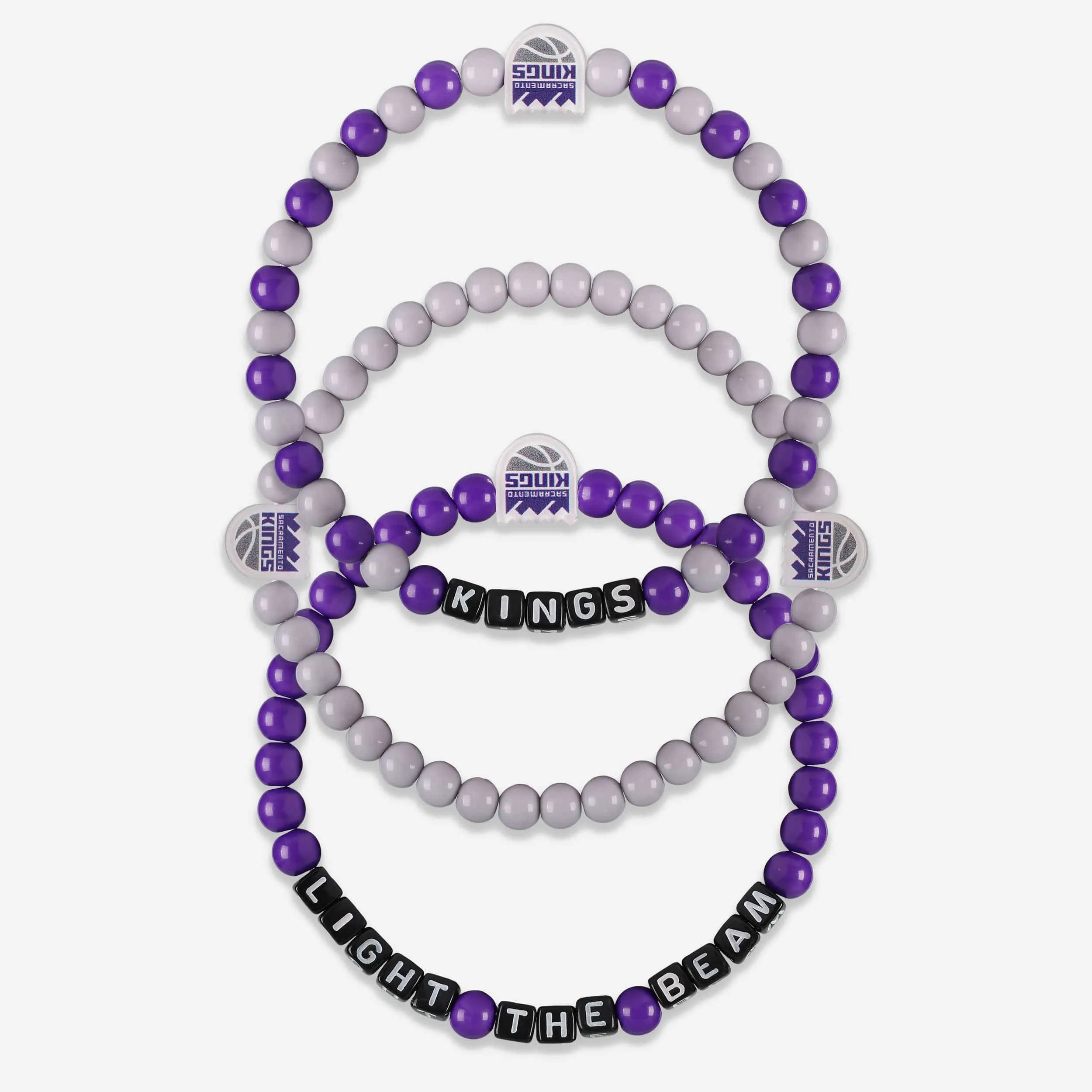 Sacramento Kings 3 Pack Beaded Friendship Bracelet