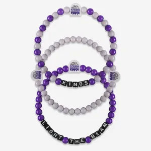 Sacramento Kings 3 Pack Beaded Friendship Bracelet