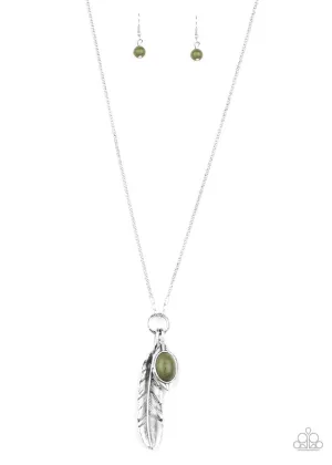 Sahara Quest Green Paparazzi Necklace