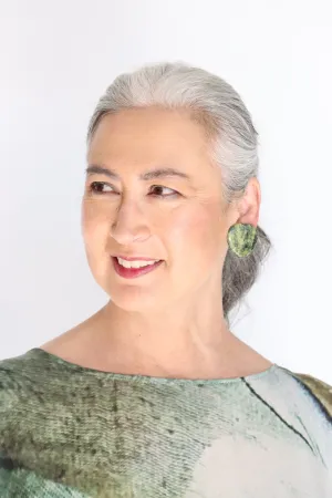Sally Bass green Turquoise Hearts Clips
