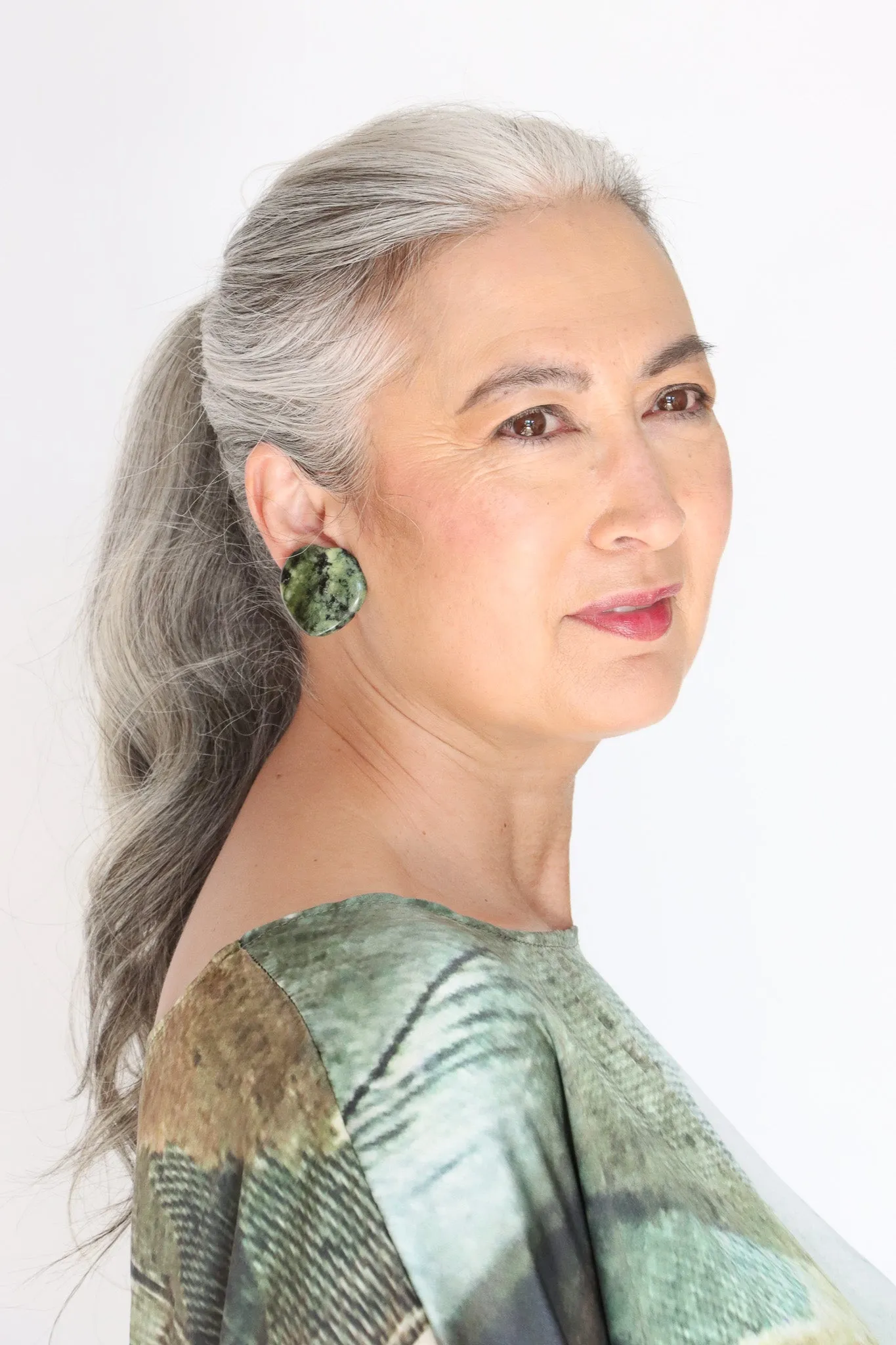 Sally Bass green Turquoise Hearts Clips