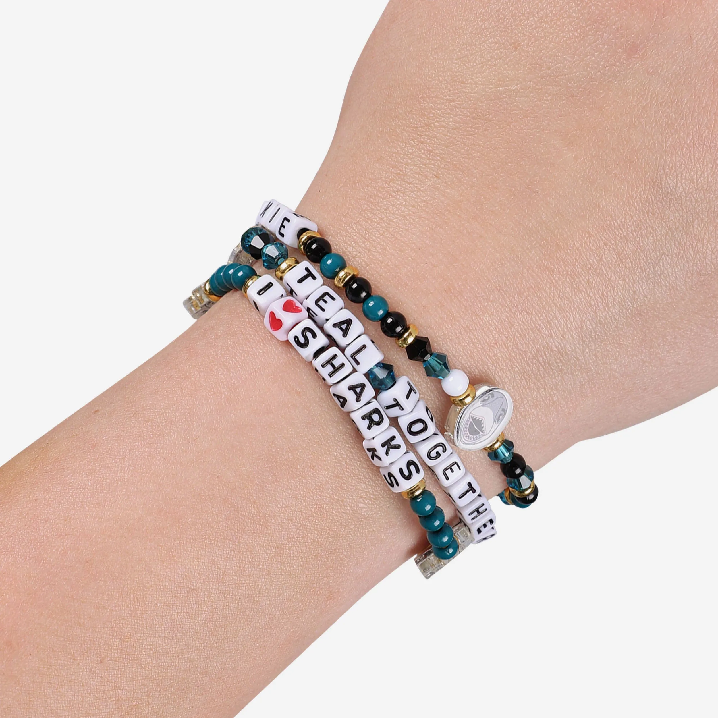San Jose Sharks 3 Pack Friendship Bracelet