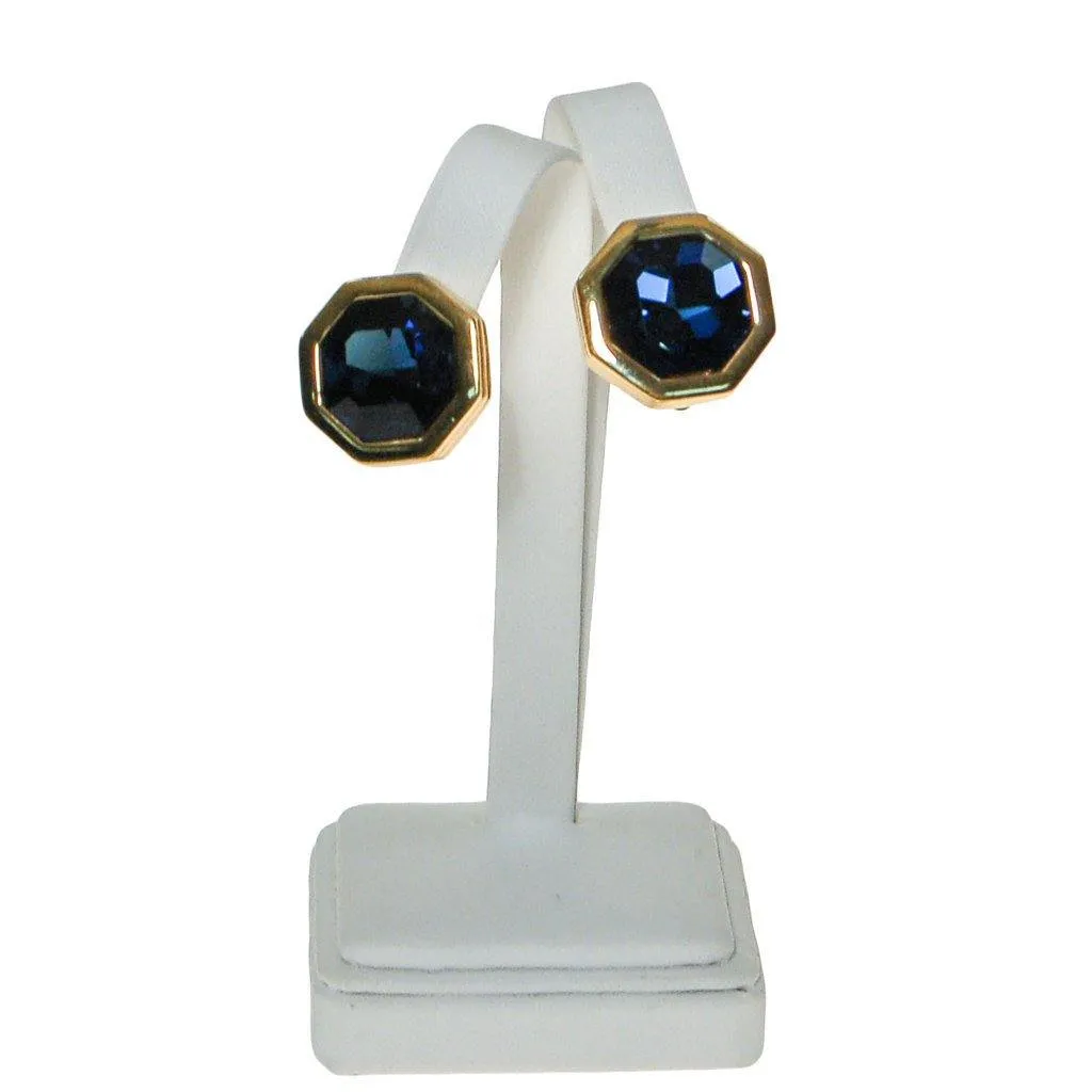Sapphire Blue Swarovski Statement Earrings by SAL