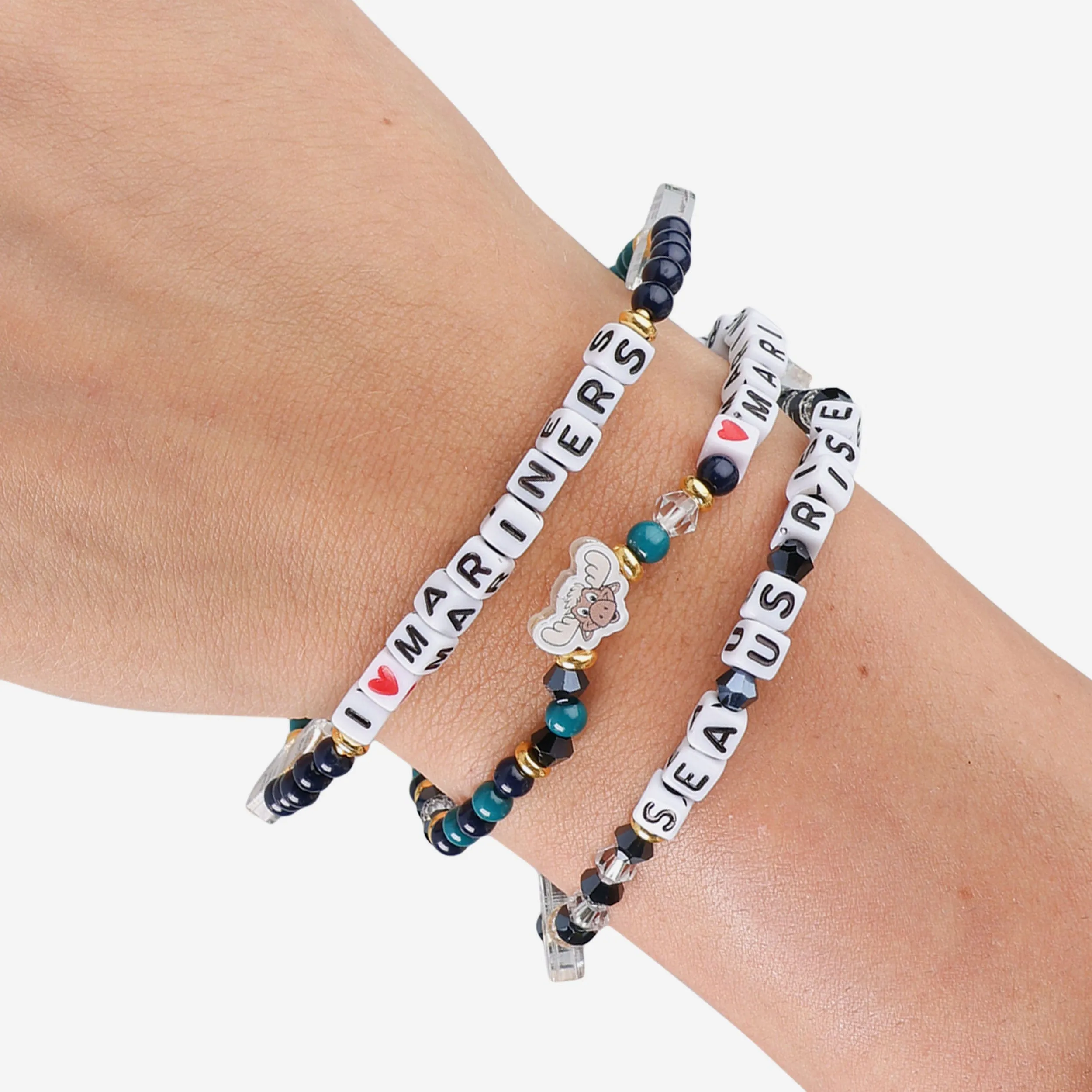 Seattle Mariners 3 Pack Friendship Bracelet