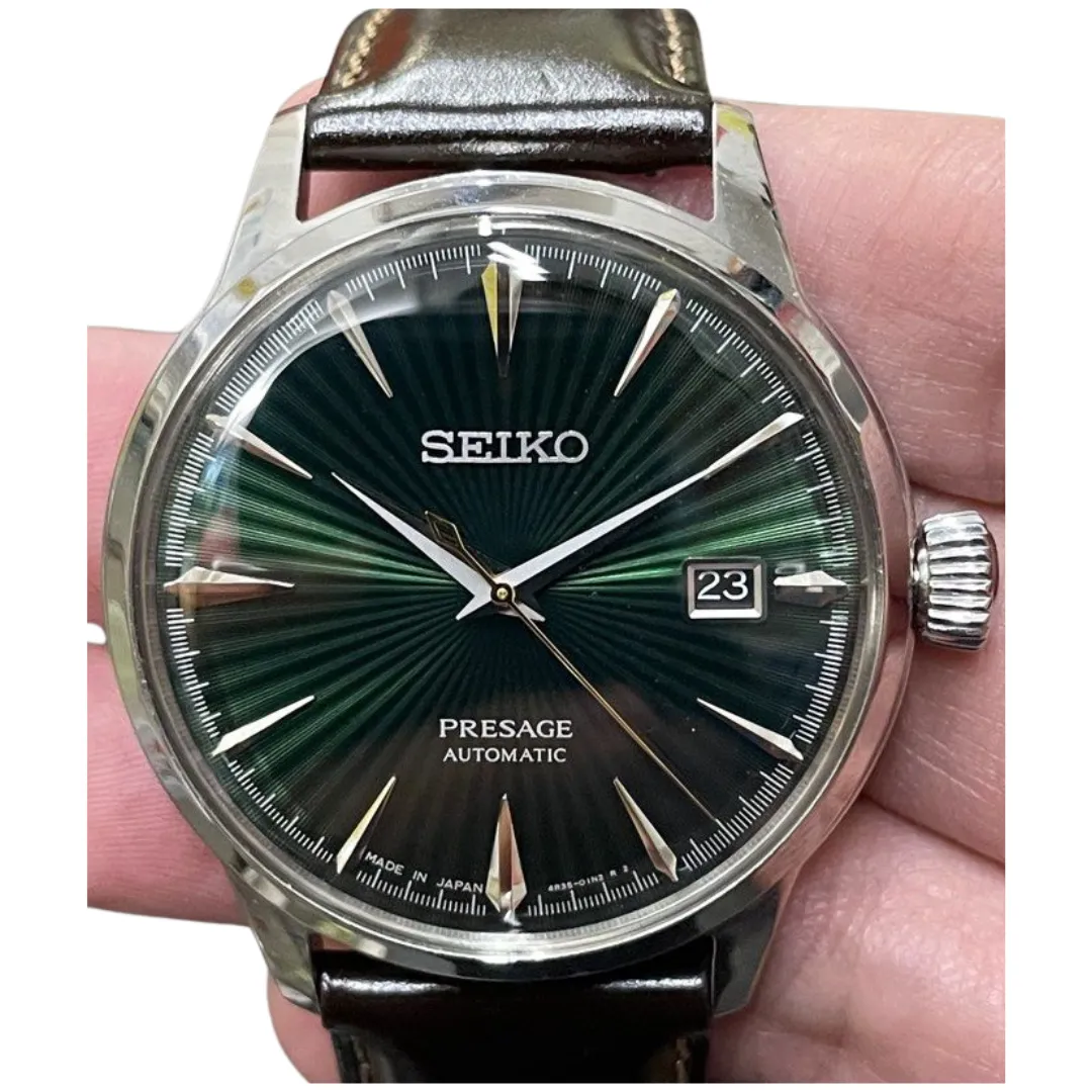 Seiko Presage SRPD37J1 40.5mm Automatic Green Dial Watch