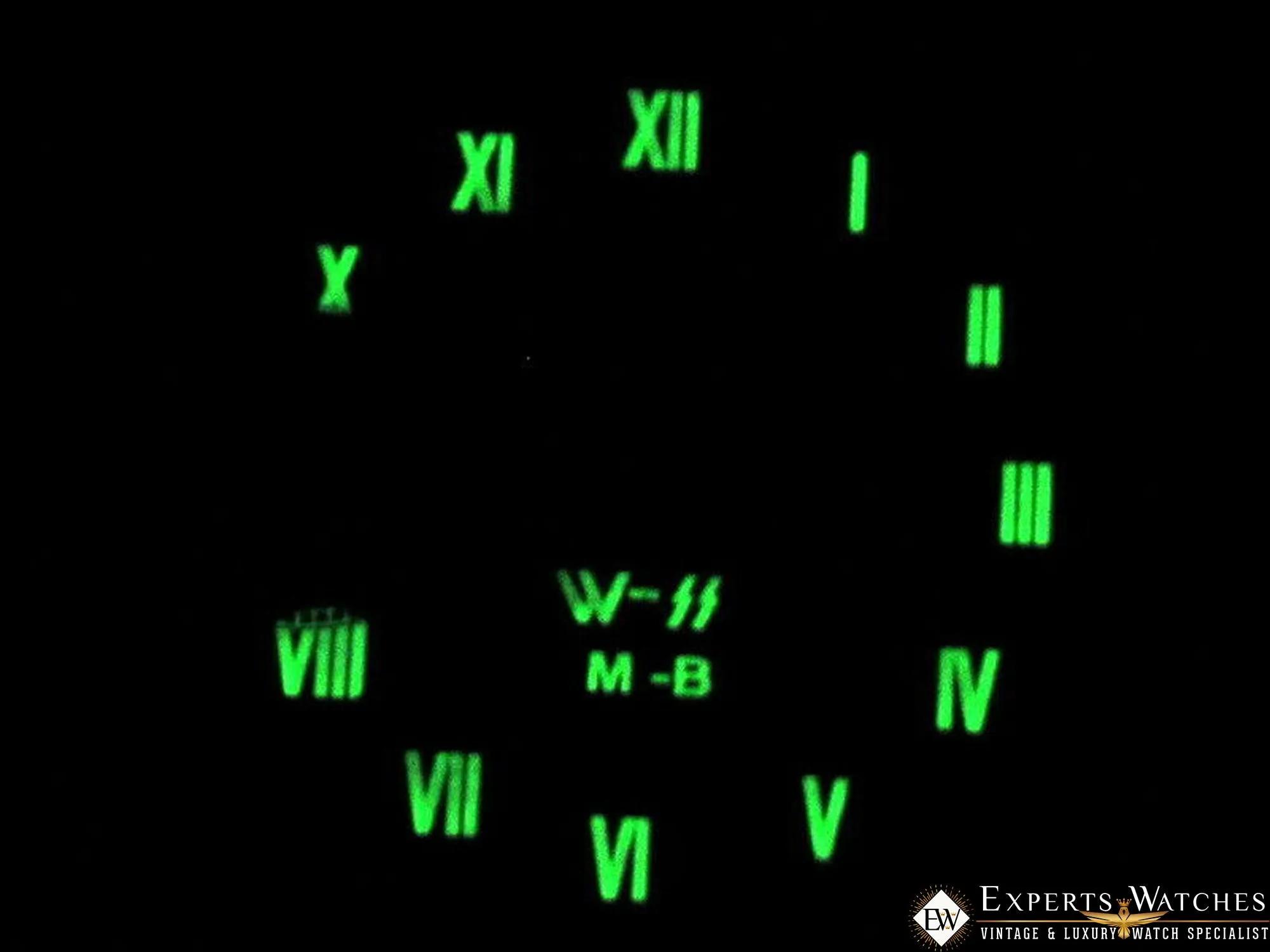 Serviced Vintage DOXA AVIATOR Waffen Military WWII Big Pilot's Watch 52mm Large