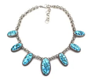 Seven Stone Kingman Turquoise Necklace