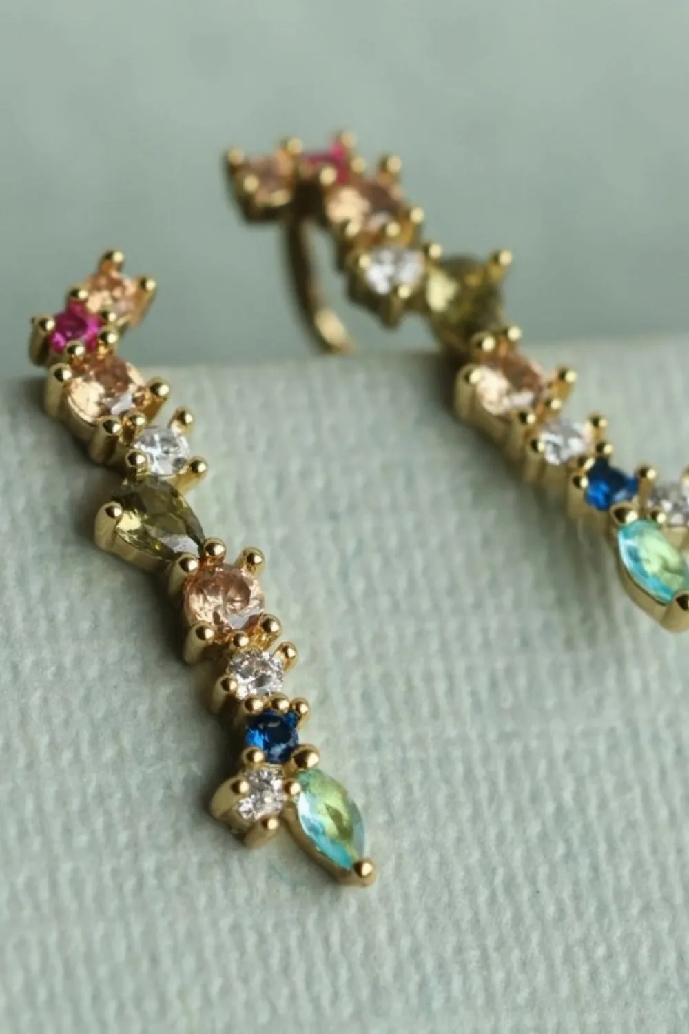SILK PURSE SOW'S EAR RAINBOW EARRINGS