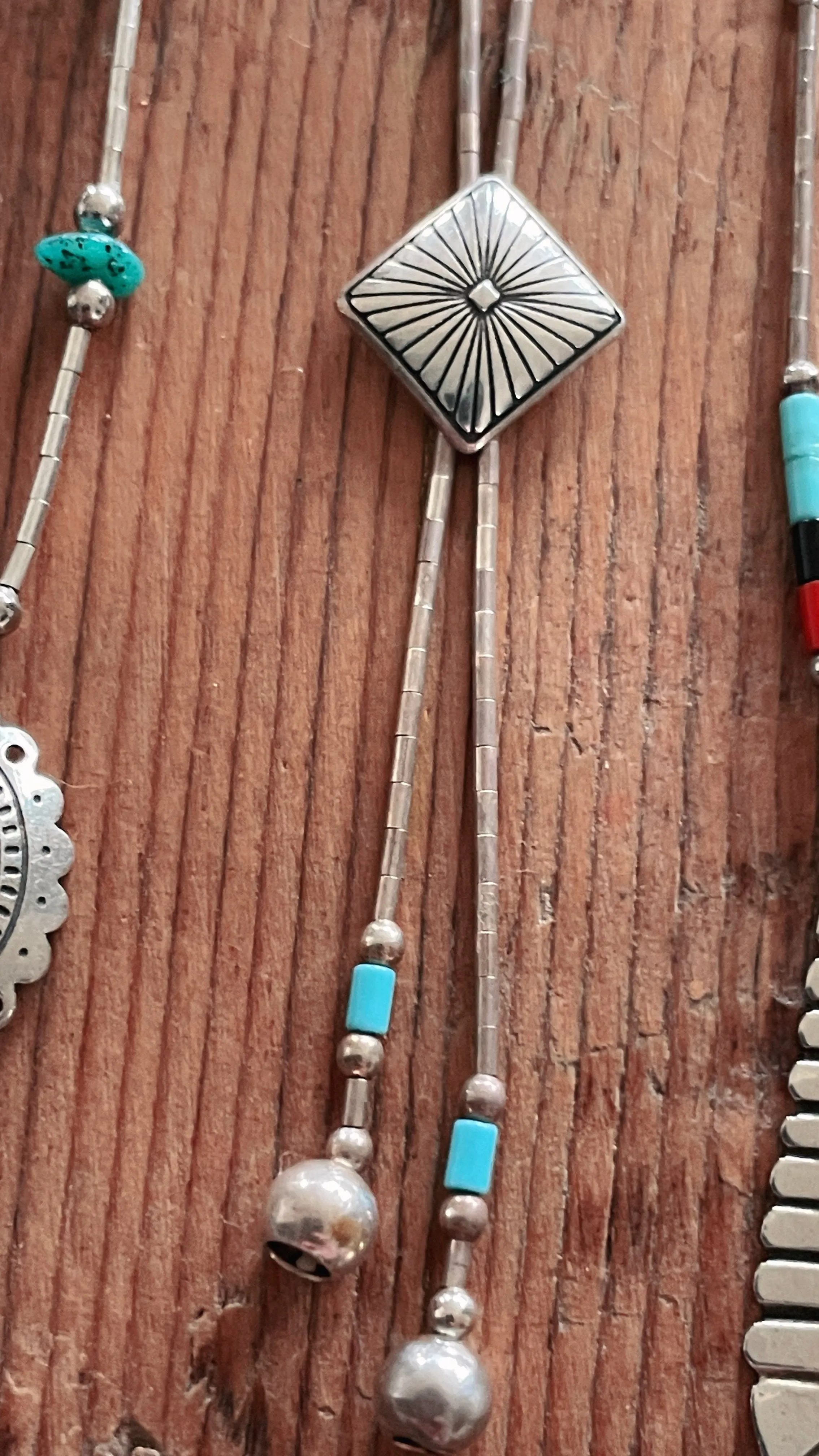 Silver Beaded Necklaces
