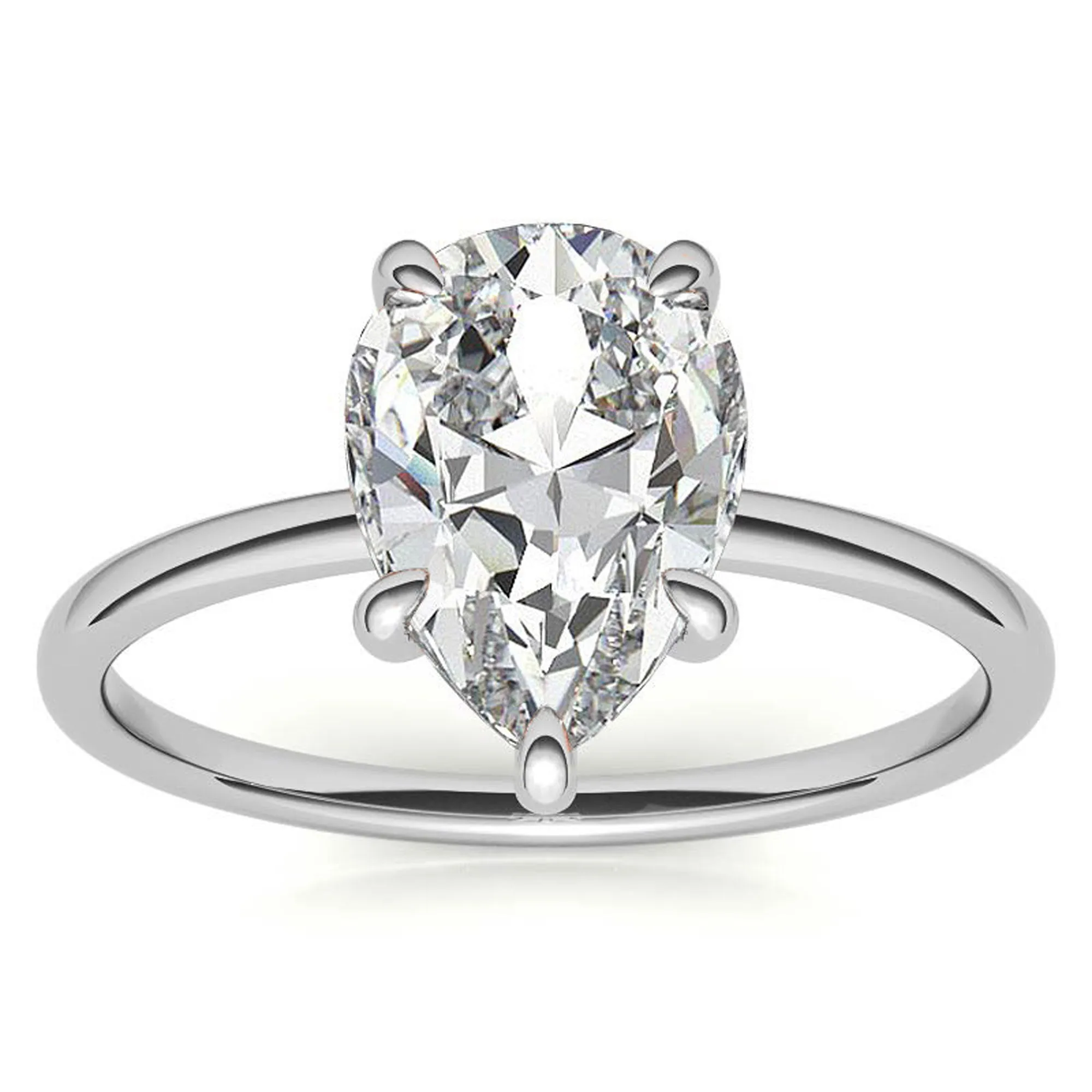 Silver Catharina Crown Ring