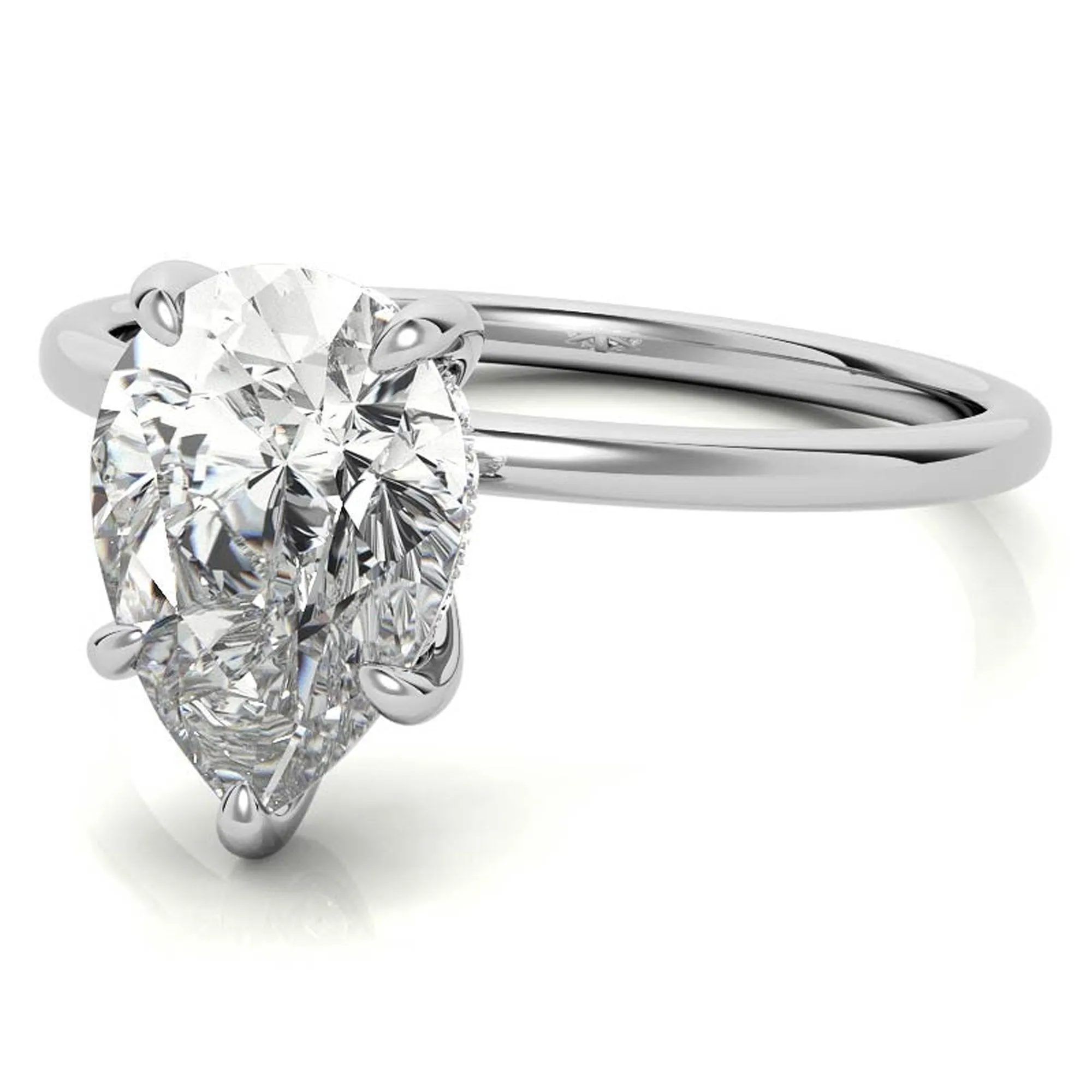 Silver Catharina Crown Ring