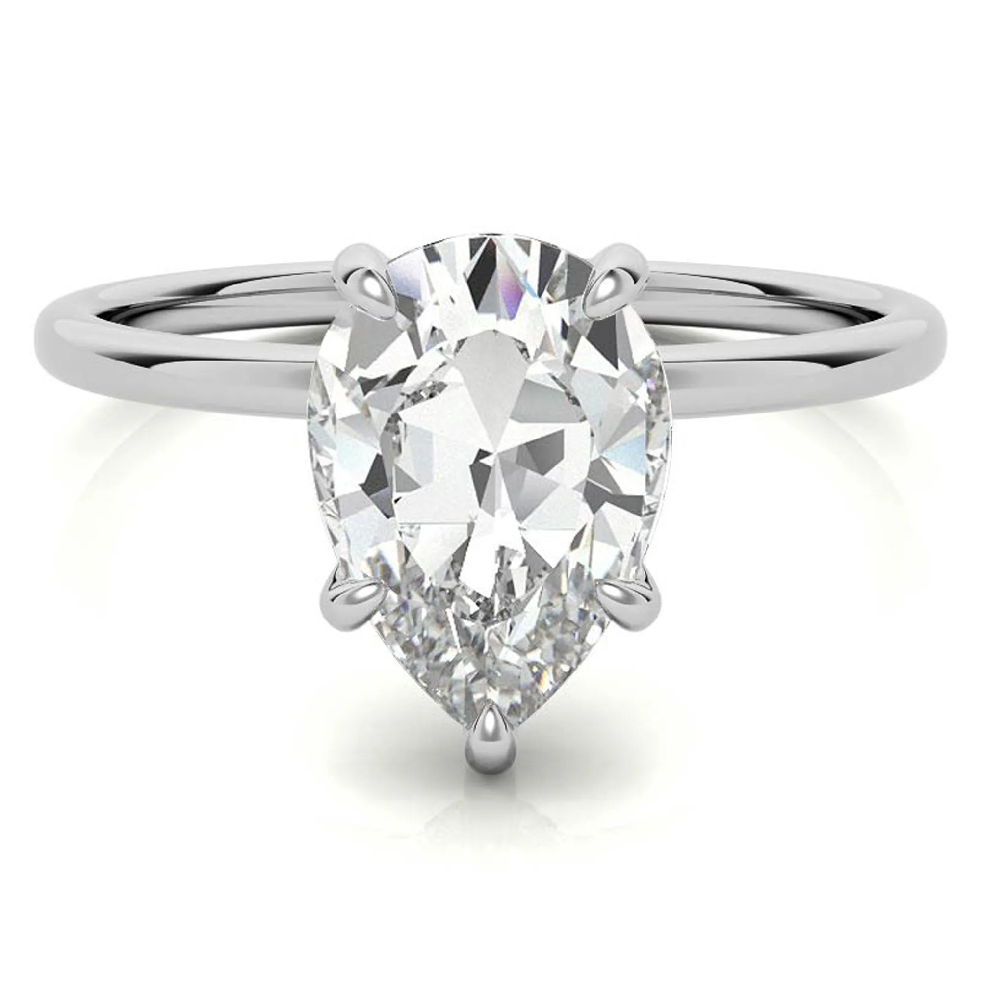 Silver Catharina Crown Ring