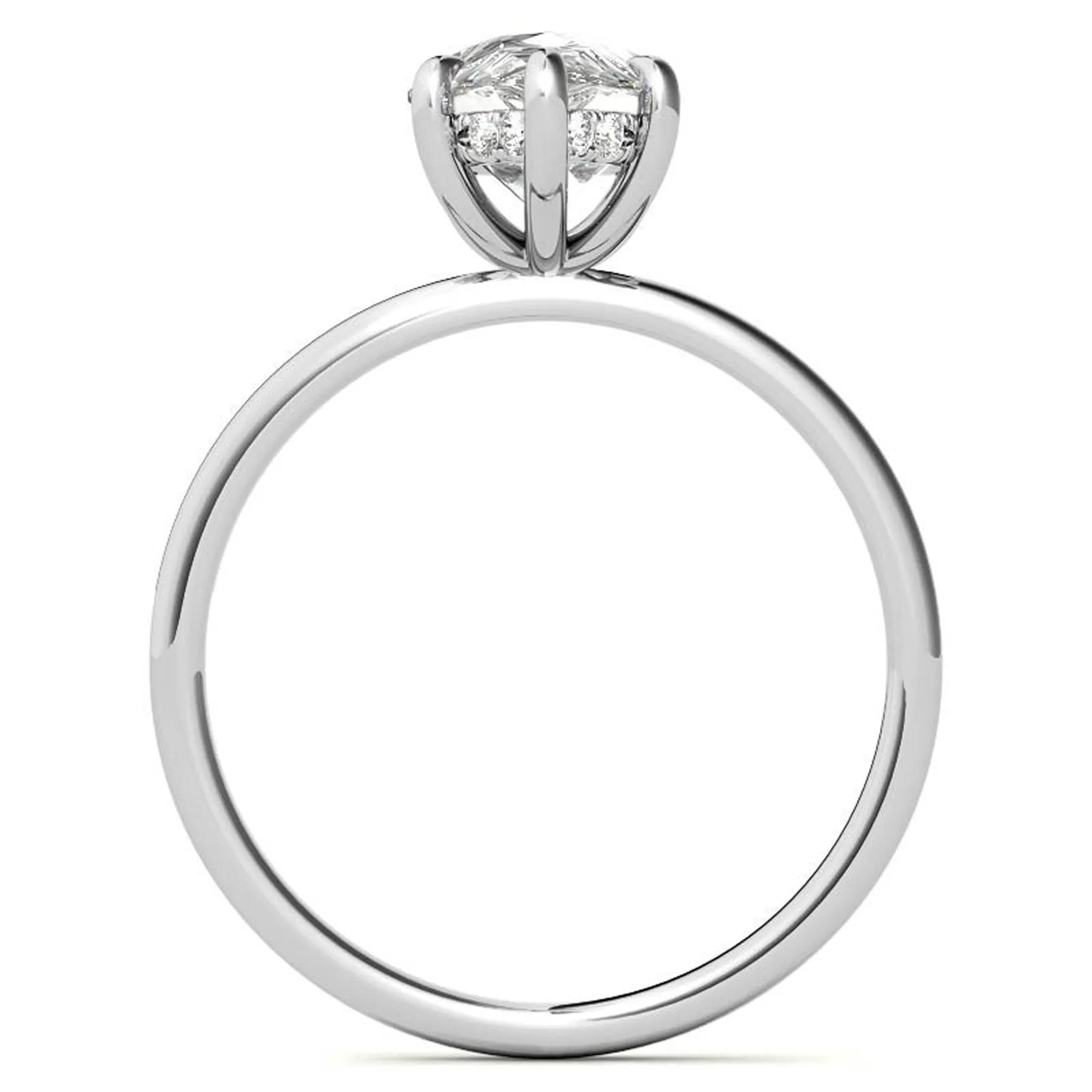 Silver Catharina Crown Ring
