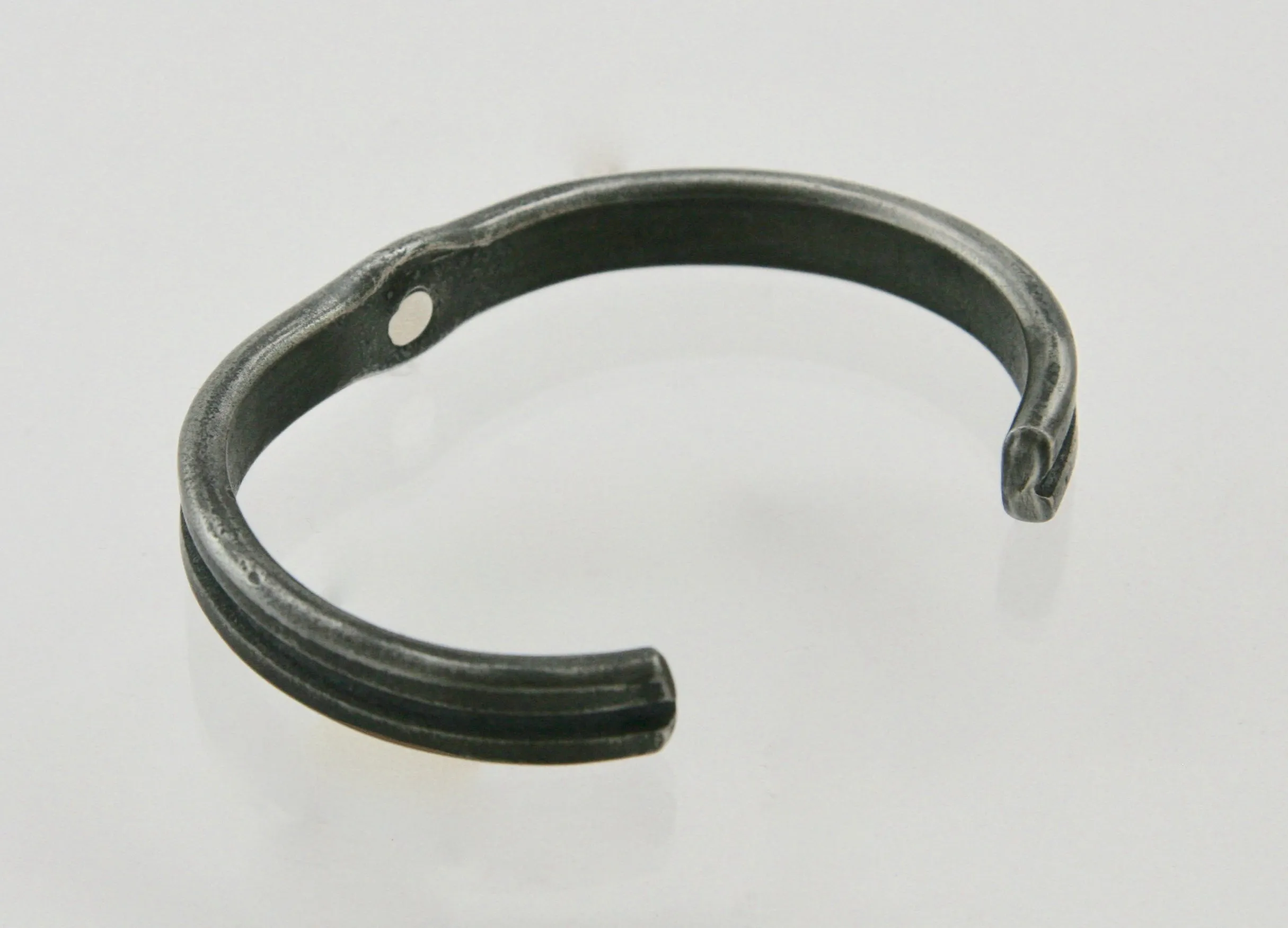 Silver Rivet Cuff: Men & Women