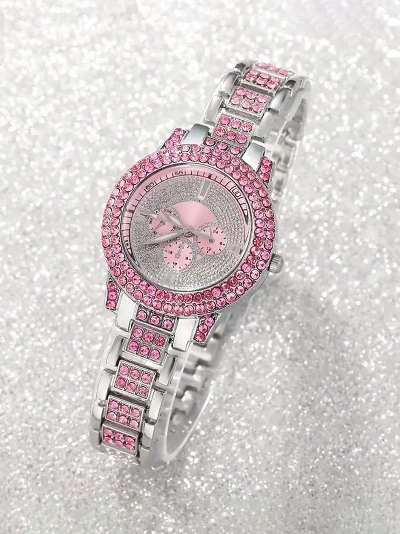 Silver watches for women|Women's Fashion Watch Set