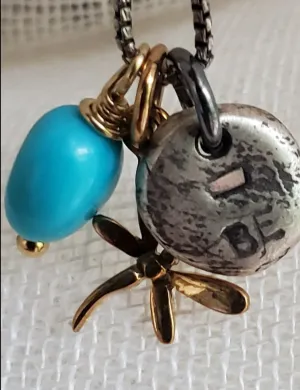 Simon & LuLu Embedded Baguette Dia Charm Nk