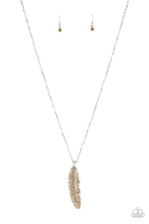 Soaring High - Brown Necklace
