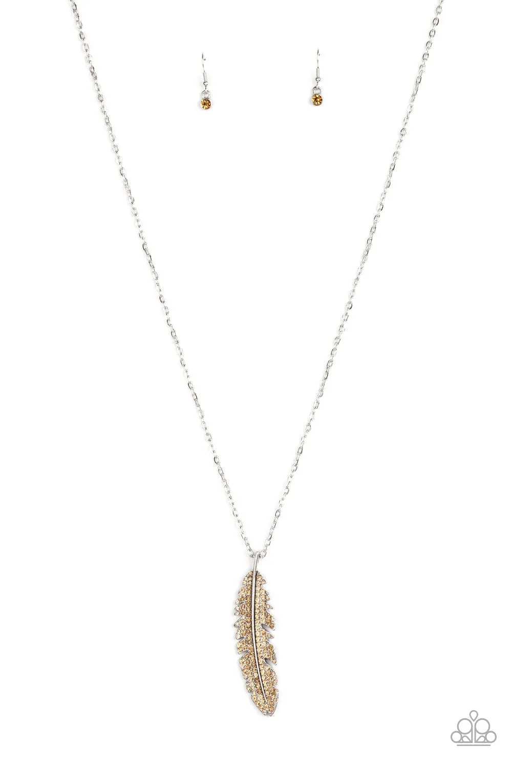 Soaring High - Brown Necklace