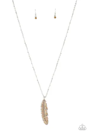 Soaring High Brown Paparazzi Necklace