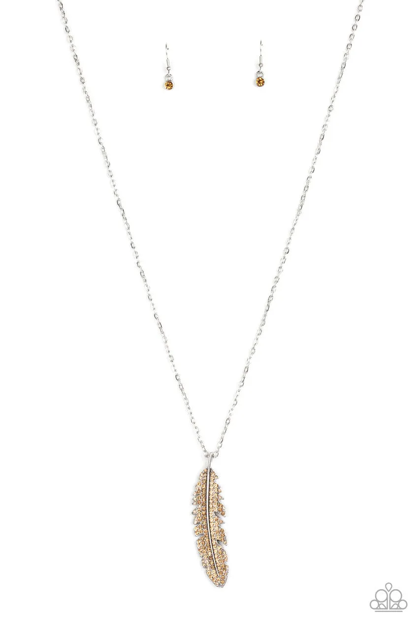 Soaring High Brown Paparazzi Necklace