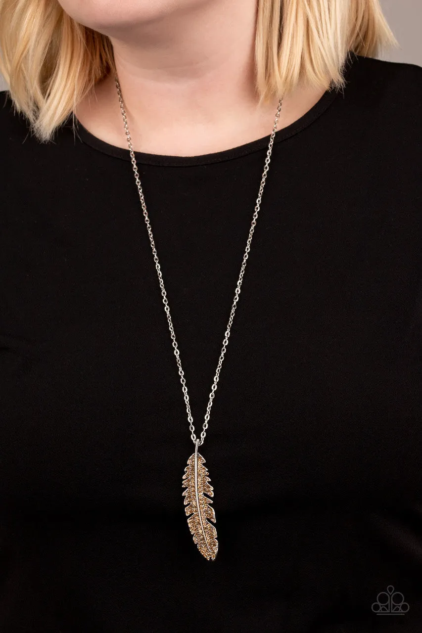 Soaring High Brown Paparazzi Necklace