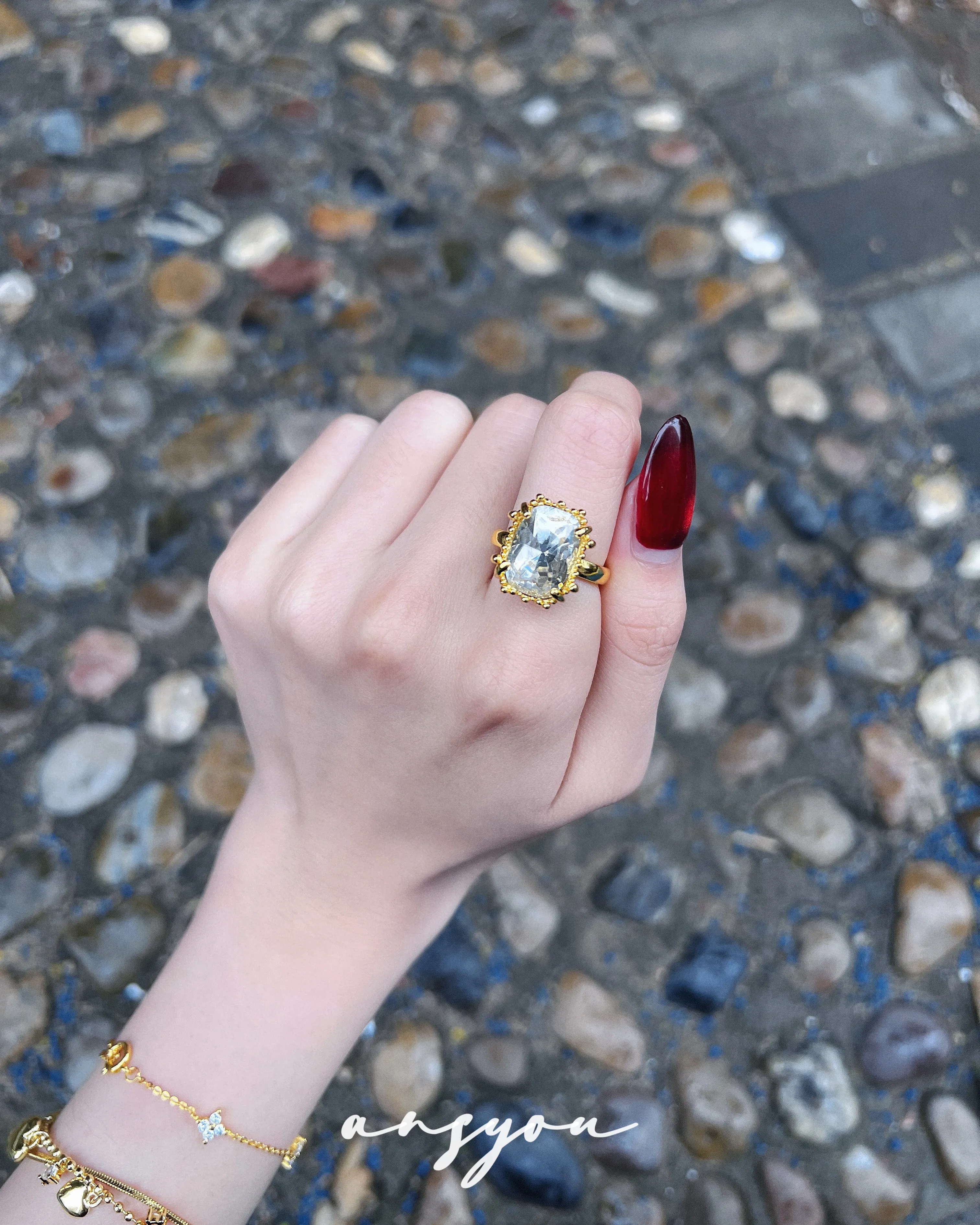 Sparkburst Diamond Ring
