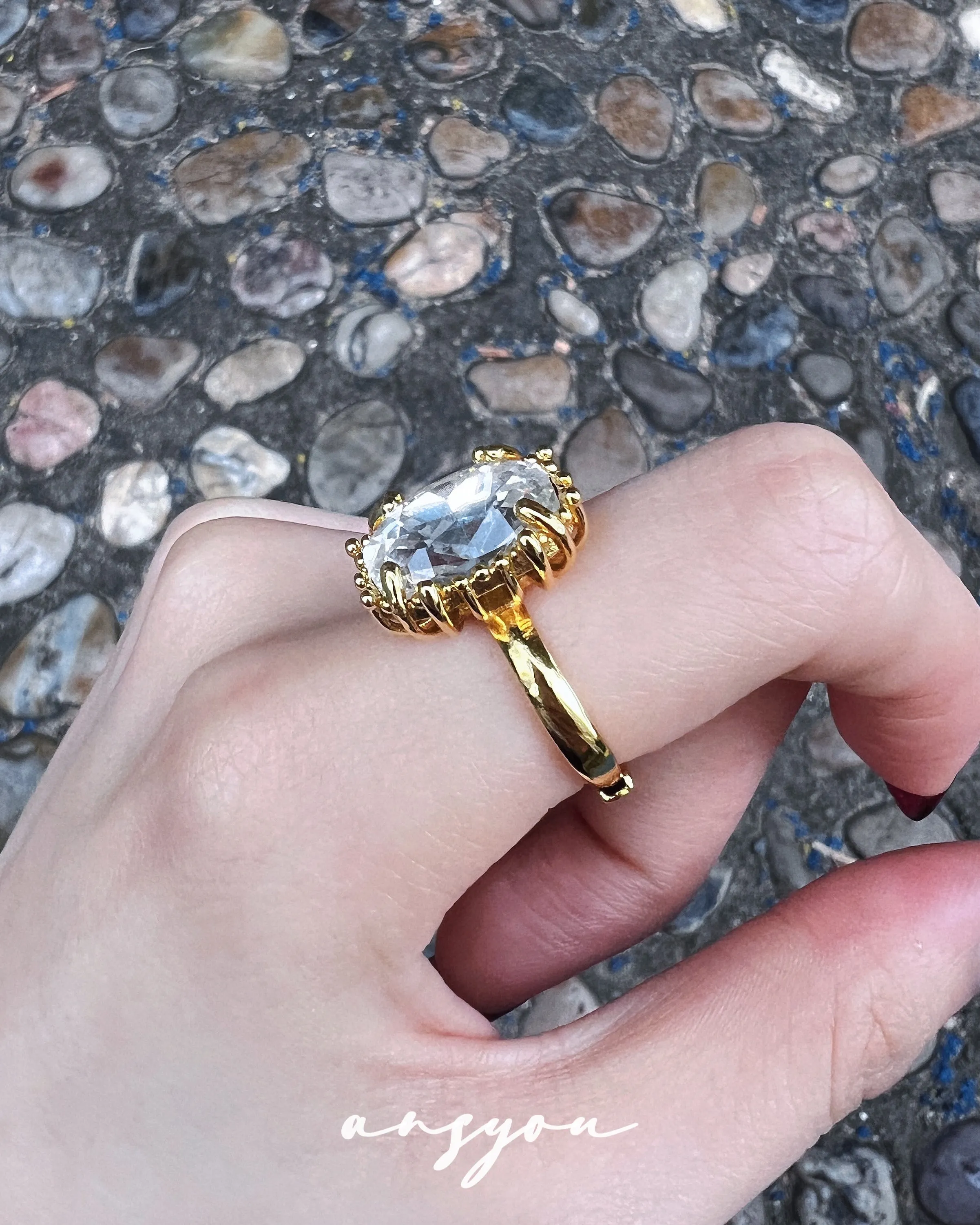 Sparkburst Diamond Ring