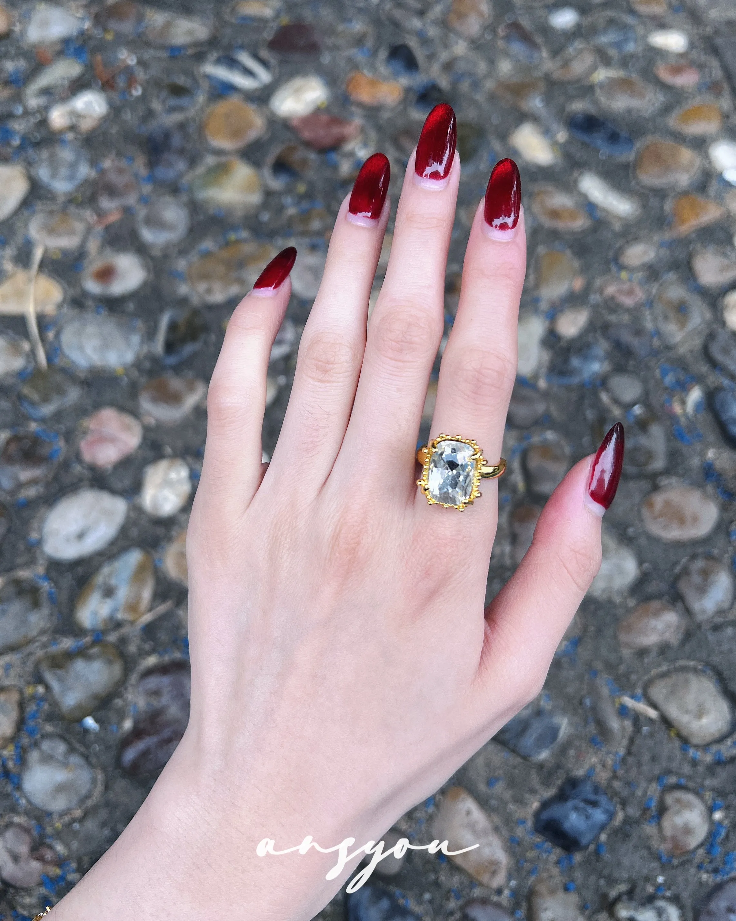 Sparkburst Diamond Ring