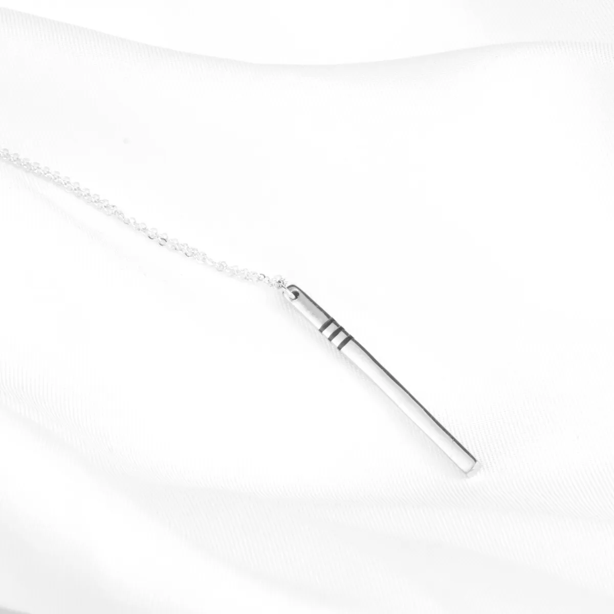 Spirit: Silver Drop Necklace