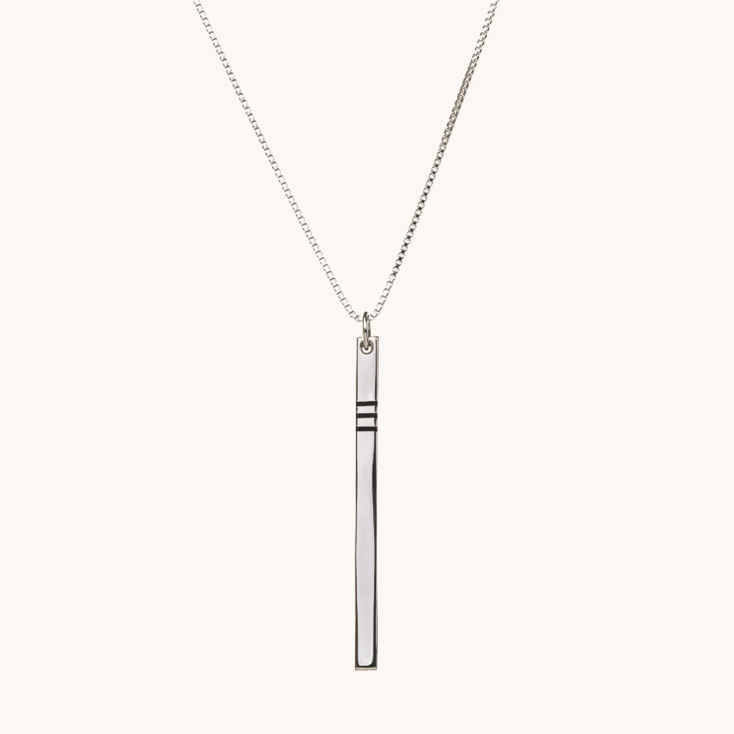 Spirit: Silver Drop Necklace